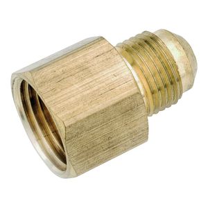 Anderson Metals 3/8 in. Flare x 3/8 in. FNPT Brass Tube Couplingimage