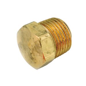 Anderson Metals 1/2 in. MPT Cored Hex Head Pipe Plugimage