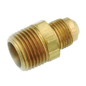 Anderson Metals 1/2 in. Male Flare x 3/4 in. Male Pipe Thread Brass Connectorimage