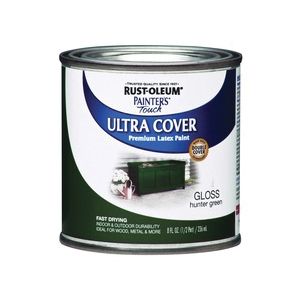 Rust-Oleum 1/2 pt. Hunter Green Gloss Painters Touch Ultra Cover Latex Paintimage