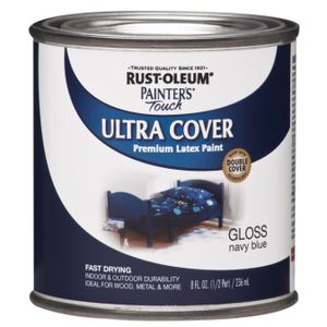 Rust-Oleum 1/2 pt. Gloss Navy Blue Painters Touch Ultra Cover Paintimage