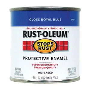 Rust-Oleum 1/2 pt. Gloss Royal Blue Protective Enamel Paintimage