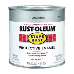 Rust-Oleum 1/2 pt. Stops Rust Aluminum Metallic Enamel Paintimage