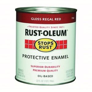 Rust-Oleum 1 Quart Gloss Regal Red Oil-Based Protective Enamel Paintimage