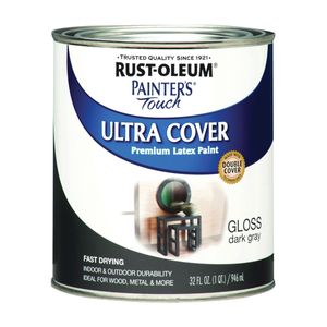 Rust-Oleum 1 qt. Gloss Dark Gray Acrylic Paintimage