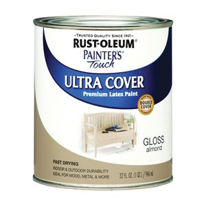 Rust-Oleum Painters Touch Ultra Cover 1 qt. Almond Gloss Latex Paintimage