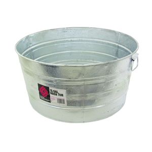 Behrens 9 gal. Hot Dipped Round Washtubimage