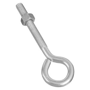 National Hardware 5/16 in. x 4 in. Zinc Eye Bolt with Hex Nutimage