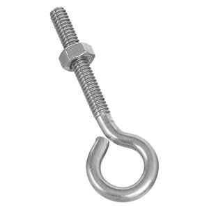 National Hardware 1/4 in. x 3 in. Stainless Steel Eye Bolt with Nutimage