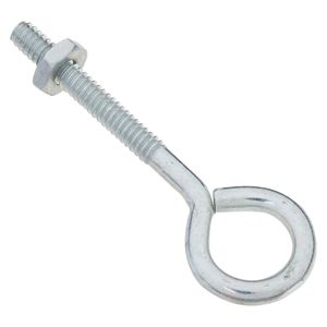 National Hardware 3/16 in. x 2-1/2 in. Zinc Eye Bolt with Hex Nutimage