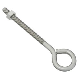 National Hardware 5/16 in. x 5 in. Stainless Steel Eye Bolt with Nutimage