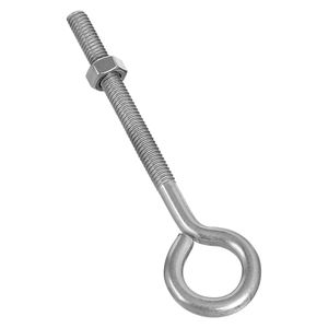National Hardware 3/8 in. x 6 in. Stainless Steel Eye Bolt with Nutimage