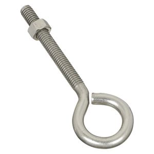 National Hardware 3/8 in. x 5 in. Stainless Steel Eye Bolt with Nutimage