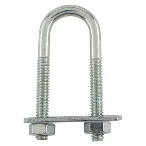 National Hardware 1/4 in. x 3/4 in. x 2-1/2 in. Zinc U-Bolt with Nutimage