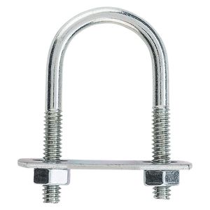 National Hardware 1/4 in. x 1-1/8 in. x 2-1/4 in. Zinc U-Bolt with Nutsimage