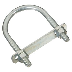 National Hardware 5/16 in. x 2 in. x 3 in. Zinc Plated U-Bolt with Nutsimage