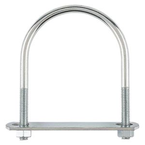 National Hardware 3/8 in. x 3-1/2 in. x 5-1/4 in. Zinc U-Bolt with Nutsimage