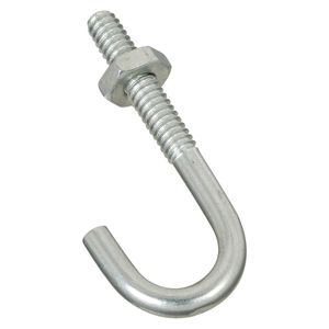National Hardware 3/16 in. x 1-7/8 in. Zinc J-Hook Boltimage