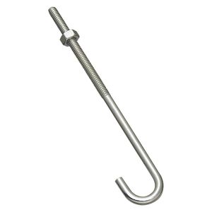 National Hardware 1/4 in. x 6 in. Zinc J-Boltimage