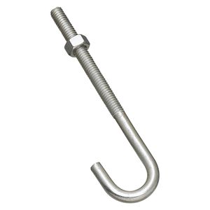 National Hardware 5/16 in. x 5 in. Zinc J-Boltimage