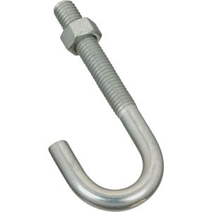 National Hardware 3/8 in. x 3-3/4 in. Zinc-Plated J-Boltimage