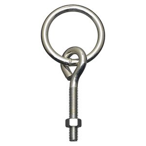 National Hardware 3/8 in. x 3-3/4 in. Zinc Hitch Ring with Eye Boltimage