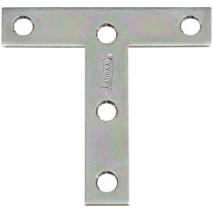 National Hardware 3 in. x 3 in. Zinc Plated T-Plateimage