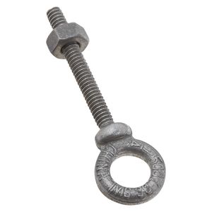 National Hardware 1/4 in. x 2 in. Galvanized Eye Bolt with Nutimage