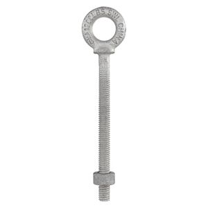 National Hardware 3/8 in. x 4-1/2 in. Galvanized Eye Bolt with Nutimage