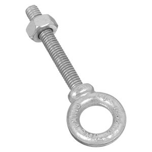 National Hardware 3/8 in. x 2-1/2 in. Galvanized Eye Bolt with Hex Nutimage