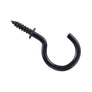 National Hardware 1 in. Black Cup Hookimage