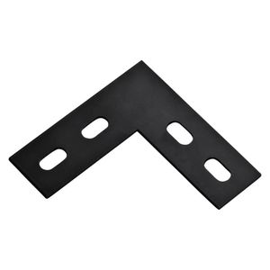 National Hardware 4-1/2 in. x 1-1/2 in. x 1/8 in. Black Corner Braceimage