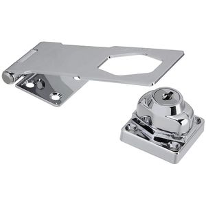 National Hardware 6 in. Chrome-Plated Hasp Lockimage