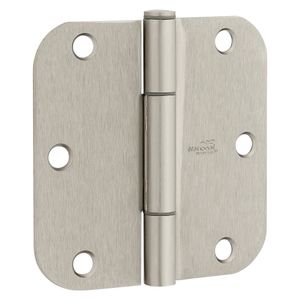 National Hardware 3-1/2 in. x 5/8 in. Satin Nickel Squeak Guard Door Hingeimage