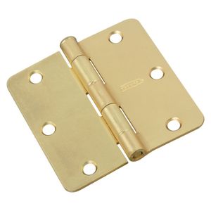 National Hardware 3-1/2 in. Satin Brass Door Hingeimage