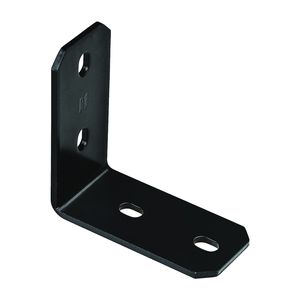 National Hardware 6-1/4 in. x 3 in. x 1/8 in. Black Steel Corner Braceimage