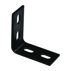 National Hardware 3-1/8 in. x 1-1/2 in. x 1/8 in. Black Corner Braceimage