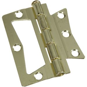 National Hardware 3 in. Brass Surface Mount Door Hingeimage