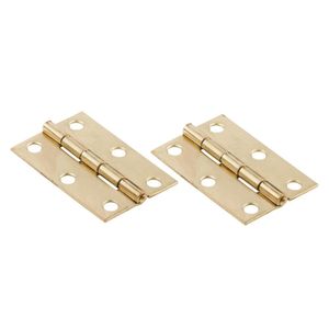 National Hardware 2-1/2 in. Brass Narrow Hingeimage