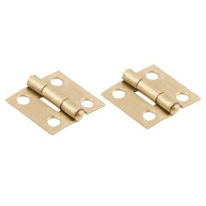 National Hardware 1 in. Brass Narrow Hingeimage