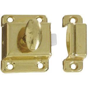 National Hardware 1-1/4 in. x 1-3/4 in. Brass Cupboard Turnimage