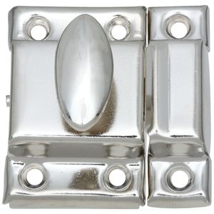 National Hardware 1-1/4 in. x 1-3/4 in. Nickel Cupboard Turnimage