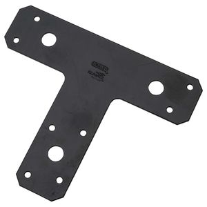 National Hardware 6 in. x 5 in. Black Finish T-Plateimage