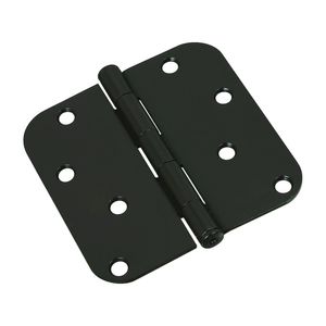National Hardware 4 in. Oil-Rubbed Bronze 5/8 in. Radius Corner Door Hingeimage