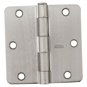 National Hardware 3-1/2 in. Satin Nickel Steel Door Hingeimage
