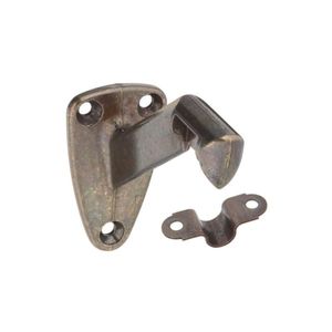 National Hardware Antique Brass Handrail Bracket with Strapimage