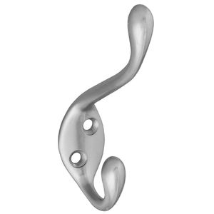 National Hardware Satin Nickel Coat and Hat Hookimage