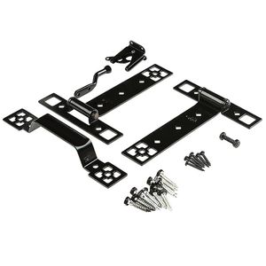 National Hardware Black Craftsman Gate Hardware Suite Kitimage