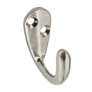 National Hardware Satin Nickel Coat and Hat Hookimage