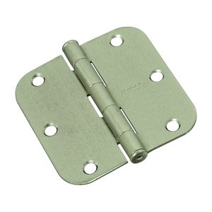 National Hardware 3-1/2 in. Satin Nickel Steel Door Hingeimage